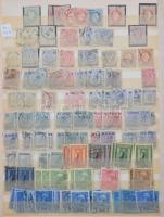 Ausztria Lombardo-Venetia és Levante több példányos gyűjtemény, benne 104 db 1850-as kiadású bélyege...