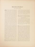 Michelangelos Hauptbilder der Sixtinadecke./Propheten und Sibyllen. Das Jüngste Gericht. Aus den Mic...