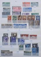 Olaszország gyűjtemény, benne klasszikusok, sok 1945 előtti és modern bélyeg, 4 db A4-es berakóban, ...