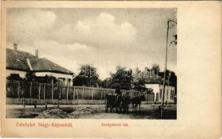 Biharnagybajom, Nagy-Bajom; Szolgabírói lak. Kohn Ignác felvétele, Hirschmann Márton kiadása (EK)