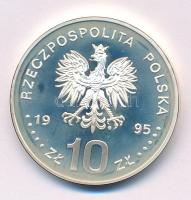 Lengyelország 1995. 10Zl Ag "100 éves a Szervezett Parasztmozgalom - Wincenty Witos" kapszulában T:PP ködös Poland 1995. 10 Zlotych Ag "100 Years of Organized Peasent Movement - Wincenty Witos" in capsule C:PP foggy Krause Y#305