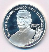 Lengyelország 1995. 10Zl Ag "100 éves a Szervezett Parasztmozgalom - Wincenty Witos" kapsz...