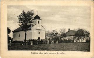 1910 Portelek (Jászberény), Római katolikus templom. Balázs Ferenc kiadása (EB)