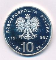Lengyelország 1998. 10Zl Ag "August Emil Fieldorf halálának 45. évfordulója" kapszulában T:PP folt Poland 1998. 10 Złotych Ag "45th anniversary of death - August Emil Fieldorf" in capsule C:PP spotted Krause Y#342