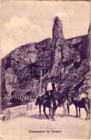 1908 Sarajevo, Strassenpartie bei Sarajevo / street view, Bosnian folklore. Verlag Albert Thier (Rb)