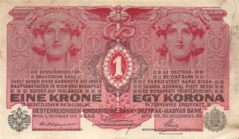 Ausztria/Osztrák-Magyar Bank 1916. 1K (7x) köztük egymás utáni sorszámúak T:II+(hajtatlanok)