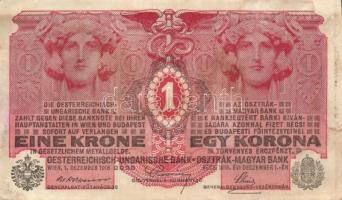 Ausztria/Osztrák-Magyar Bank 1916. 1K (7x) köztük egymás utáni sorszámúak T:II+(hajtatlanok)