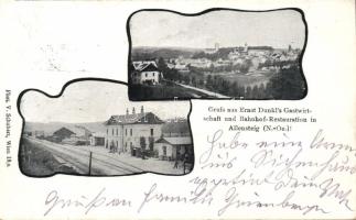 Allentsteig Railway Station and the railway restaurant of Ernst Dunkl (EK)