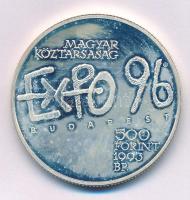 1993. 500Ft Ag "Expo 96" kapszulában T:AU (eredetileg PP) folt Adamo EM131