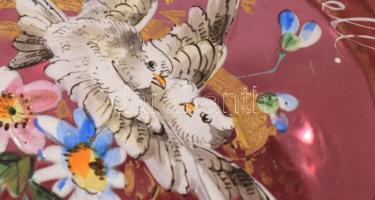 Maria Zell zománcfestett bonbonier, hibátlan, 8x7 cm