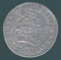 1686KB. 15kr Ag "I. Lipót" T:2/3