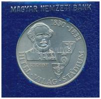 1983. 100Ft alpakka "Széchenyi István" sötétkék műbőr tokban, tanúsítvánnyal T:BU Adamo EM74