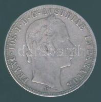 Ausztria 1858V 1Fl Ag T:3