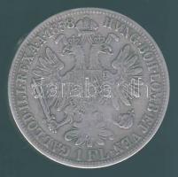 Ausztria 1858V 1Fl Ag T:3