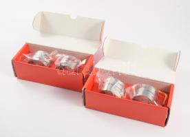 Alessi 4 darab szalvétagyűrű dobozában, terv: Michel Boucquillon és Donia Maaoui.