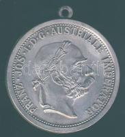 Ausztria 1904 "Ferenc József" ezüstözött Cu zseton T:1-