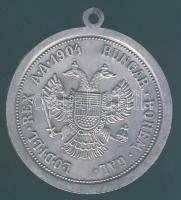 Ausztria 1904 "Ferenc József" ezüstözött Cu zseton T:1-