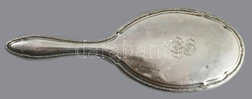 Ezüst (Ag) kézi tükör, jelzett, bruttó 205g