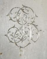 Ezüst (Ag) kézi tükör, jelzett, bruttó 205g