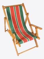 Retro kemping szék, jó állapotban.