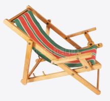 Retro kemping szék, jó állapotban