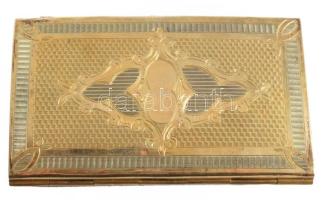 Antik ezüst (Ag) táncrend füzetke, jelzés nélkül, bruttó 38g