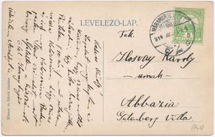 1914 Aknaszlatina, Akna Slatina, Slatinské Doly, Szolotvino, Solotvyno (Máramaros); Fő tér, templom....