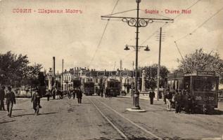 Sofia Charen bridge with trams