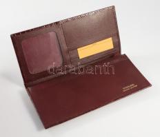 2 db új állapotú bőr tárca 17, 19 cm