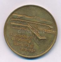 Kiss Sándor (1925-1999) 1984. "Derkovits Gyula 1894-1984 / MÉE Szombathelyi Szervezete" bronz emlékérem T:AU patina Adamo SH5