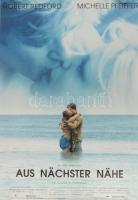 1996 Aus nächster Nähe (Up Close &amp; Personal), Robert Redford, Michelle Pfeiffer, német filmplakát, papír, feltekerve, apró lapszéli gyűrődéssel, 84x59,5 cm