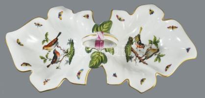 Rotschild mintás nagy méretű aufsatz. Kézzel festett, jelzett, hibátlan 49 cm /// Large Rothschild p...