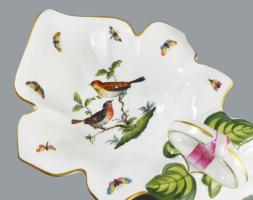 Rotschild mintás nagy méretű aufsatz. Kézzel festett, jelzett, hibátlan 49 cm /// Large Rothschild p...