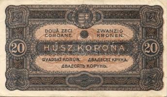 1920. 20K (4x) 2db egymásutáni sorszámokkal T:I-,II+