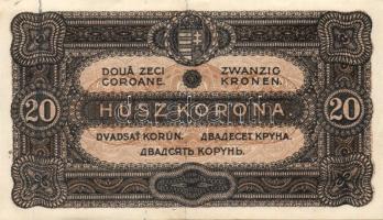 1920. 20K (4x) 2db egymásutáni sorszámokkal T:I-,II+