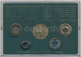 Norvégia 1989. 10ö-10K (5xklf) forgalmi sor műanyag tokban T:UNC
Norway 1989. 10 Öre - 10 Kroner (5...