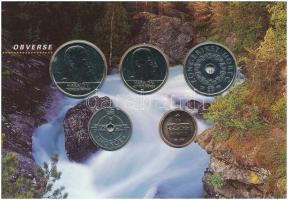 Norvégia 1998. 50ö-20K (5xklf) forgalmi sor karton lapon T:UNC
Norway 1998. 50 Öre - 20 Kroner (5xd...