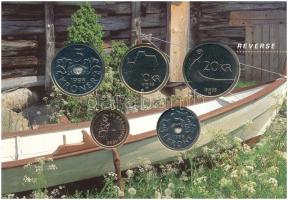 Norvégia 1998. 50ö-20K (5xklf) forgalmi sor karton lapon T:UNC
Norway 1998. 50 Öre - 20 Kroner (5xd...