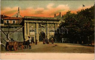 Zadar, Zara; Porta Terraferma / gate. A. Gilardi and Figlio