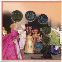 Ausztria 1999. 10gr-20Sch (6xklf) forgalmi sor karton díszlapon T:UNC
Austria 1999. 10 Groschen - 2...