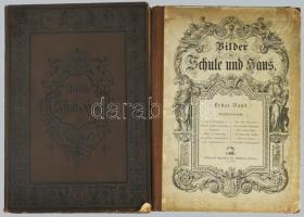 Bilder für Schule und Haus I-II. Bände. Hrsg. von Albert Rihter und Ernst Lange. Leipzig, én.,Verlag der Erpedition der Illustrirten Zeitung - J. J. Weber. Számos fekete-fehér képpel gazdagon illusztrált. Kiadói illusztrált félvászon és egészvászon-kötés, az I. kötet kopott, foltos borítóval, a II. kötet kopott, kis sérült borítóval, az I. kötetben egy sérült, kijáró lappal, és laza, sérült kötéssel, hiányzó szennylapokkal, a II. kötetben kijáró lapokkal.
