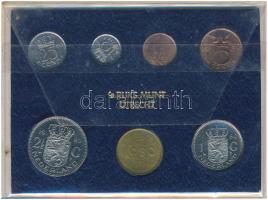 Hollandia 1980. 1c "Julianna" - 2 1/2G "Julianna" (6xklf) forgalmi sor műanyag t...