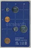 Hollandia 1982. 5c-2 1/2G (5xklf) forgalmi sor műanyag tokban, pénzverdei zsetonnal T:UNC Netherland...