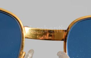 Cartier napszemüveg. Eredeti. Aranyozott jelzett, Junior méret 13 cm, karcmentes