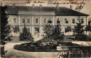 1907 Félixfürdő, Baile Felix; Viktória szálloda külső rész. Goldberger Adolf kiadása / spa hotel (EK)