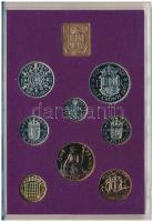 Nagy-Britannia 1970. 1/2p-1/2C (8xklf) hivatalos forgalmi sor lezárt dísztokban, borítékban + "...