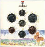 Egyesült Királyság 1989. 1p - 1P (7xklf) forgalmi sor szettben karton dísztokban T:BU
United Kingdo...