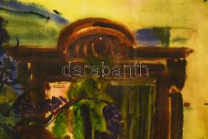 Imre István (1918-1983): Cirok és tükör. Akvarell, papír, jelzett. Hátoldalán Képcsarnok Vállalat cí...