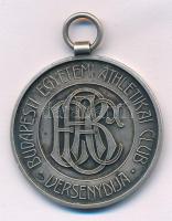 1920 k. "Budapesti Egyetemi Athletikai Club versenydíja / Virtvti et fortitvdini" ezüstözött bronz díjérem mellszalag nélkül (34mm) T:XF