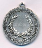 1930-1940 k. "Bocskai István M. Kir. Reáliskolai Nevelőintézet" jelzett Ag sportérem (19,72g/0.800/35mm) T:AU